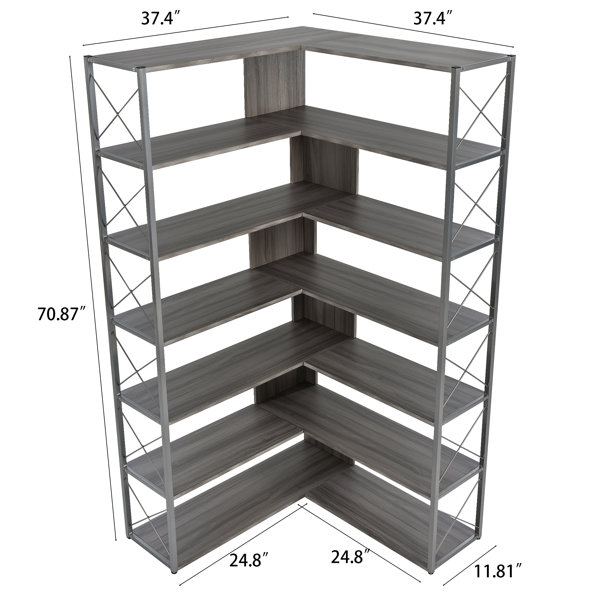 Latitude Run® Corner Bookcase Wayfair